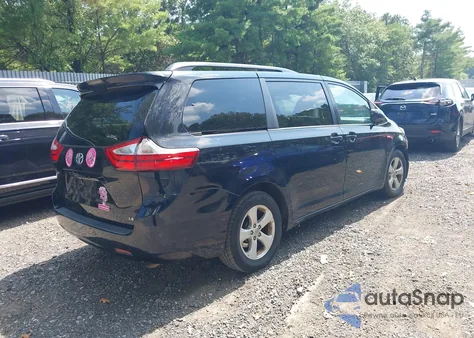 2015 Toyota Sienna Le 8 Passenger из США, поврежденный, VIN 5TDKK3DC2FS589471
